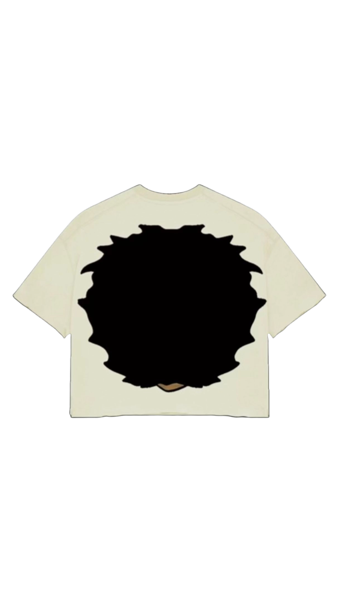 HUEY BIG HEAD CREAM CROP TEE