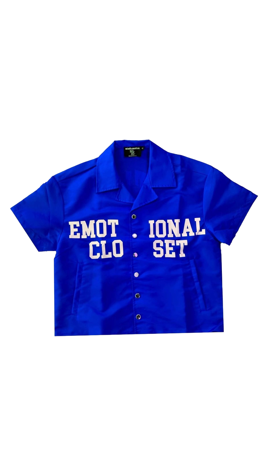 BLUE "BACKYARD" NYLON SHIRT