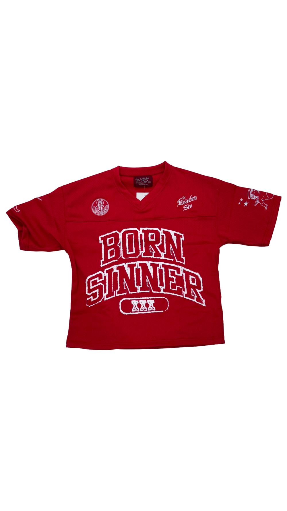 BORN SINNER RED FB JERSEY