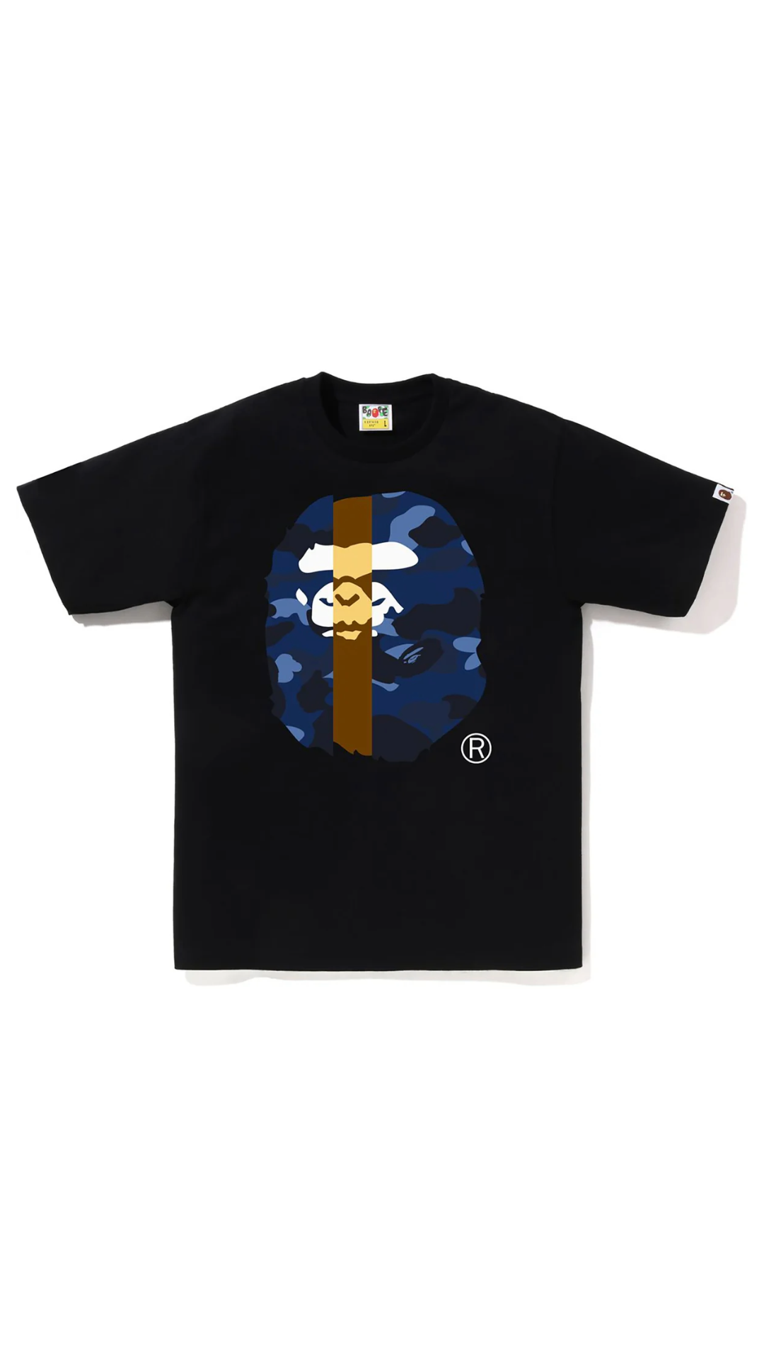 BAPE TRANSFORM BIG APE HEAD TEE (BLK/NVY)