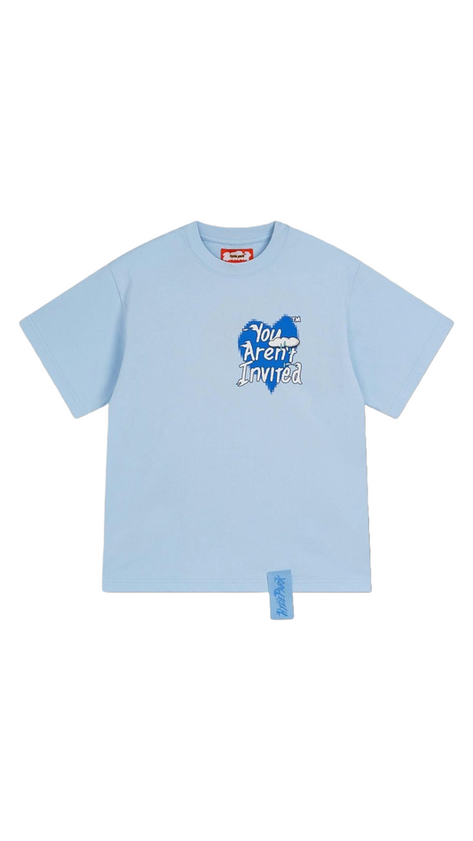 DIGI HEART TEE - BLUE