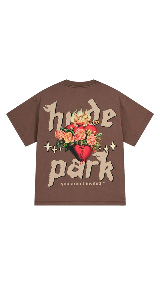 SACRED HEART TEE (BROWN)