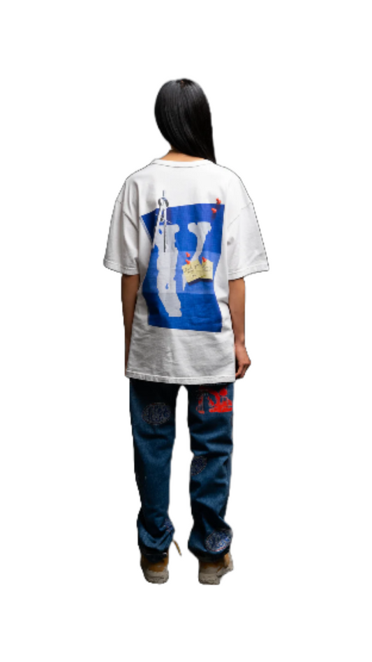 VLONE BLUE PRINT TEE