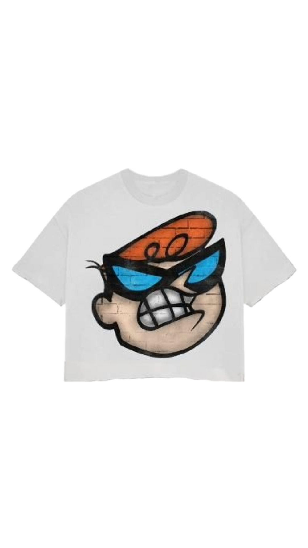 DEXTER BIG HEAD WHITE TEE