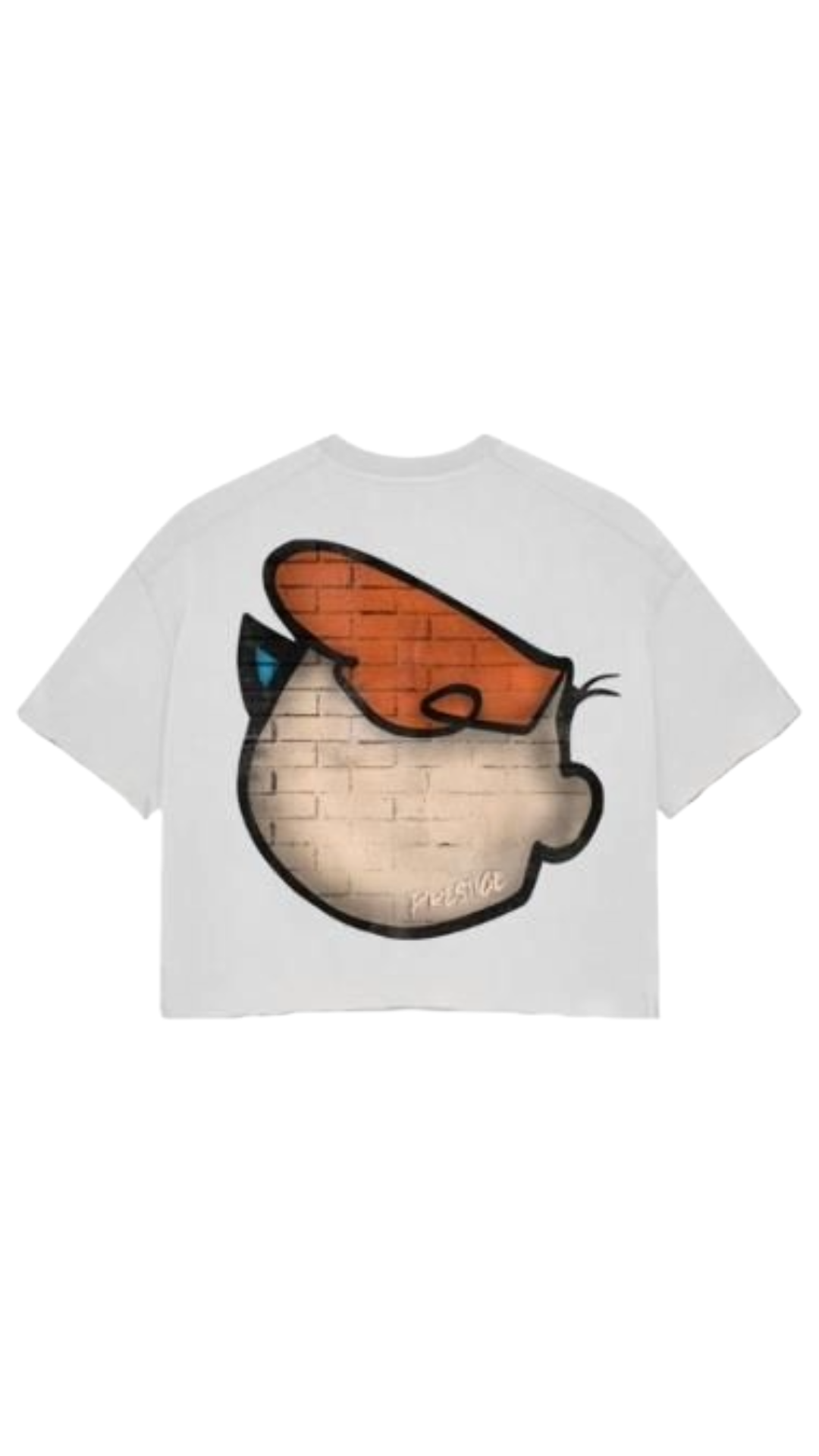 DEXTER BIG HEAD WHITE TEE