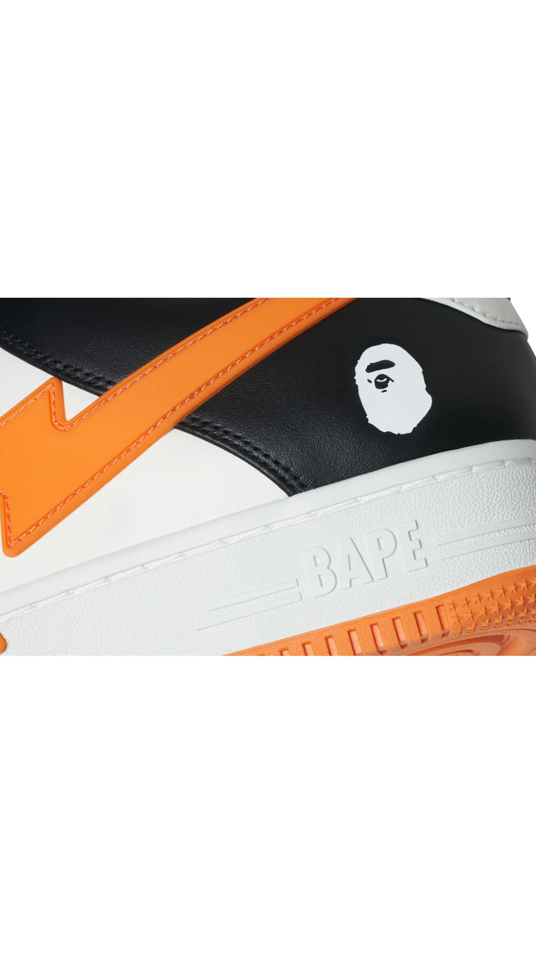 BAPE STA OS #2 (BLK/ORG)