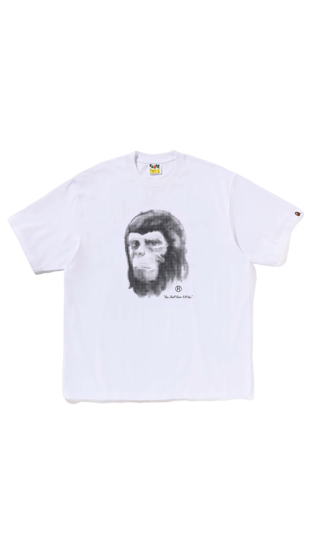 BAPE PIXEL COMIC APE HEAD TEE