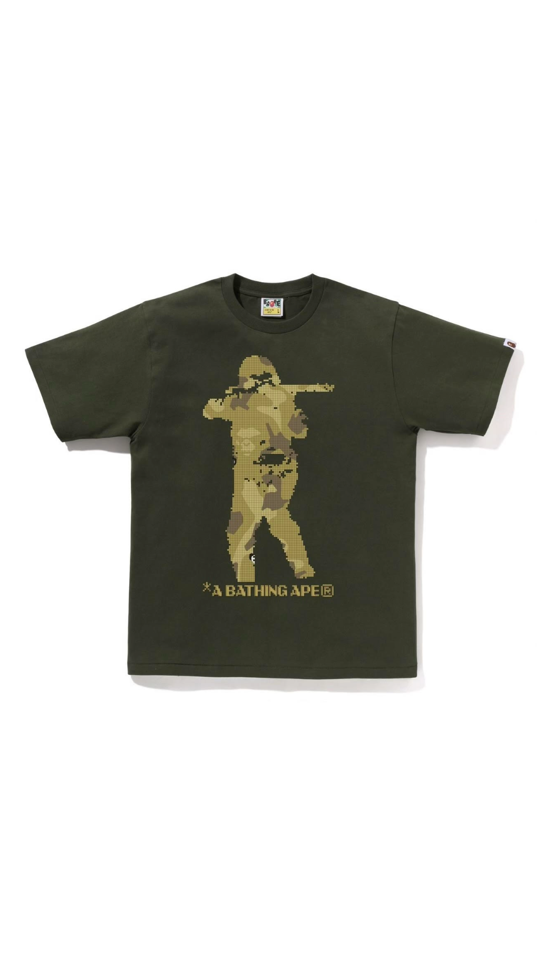 BAPE BITMAP SOLDIER TEE