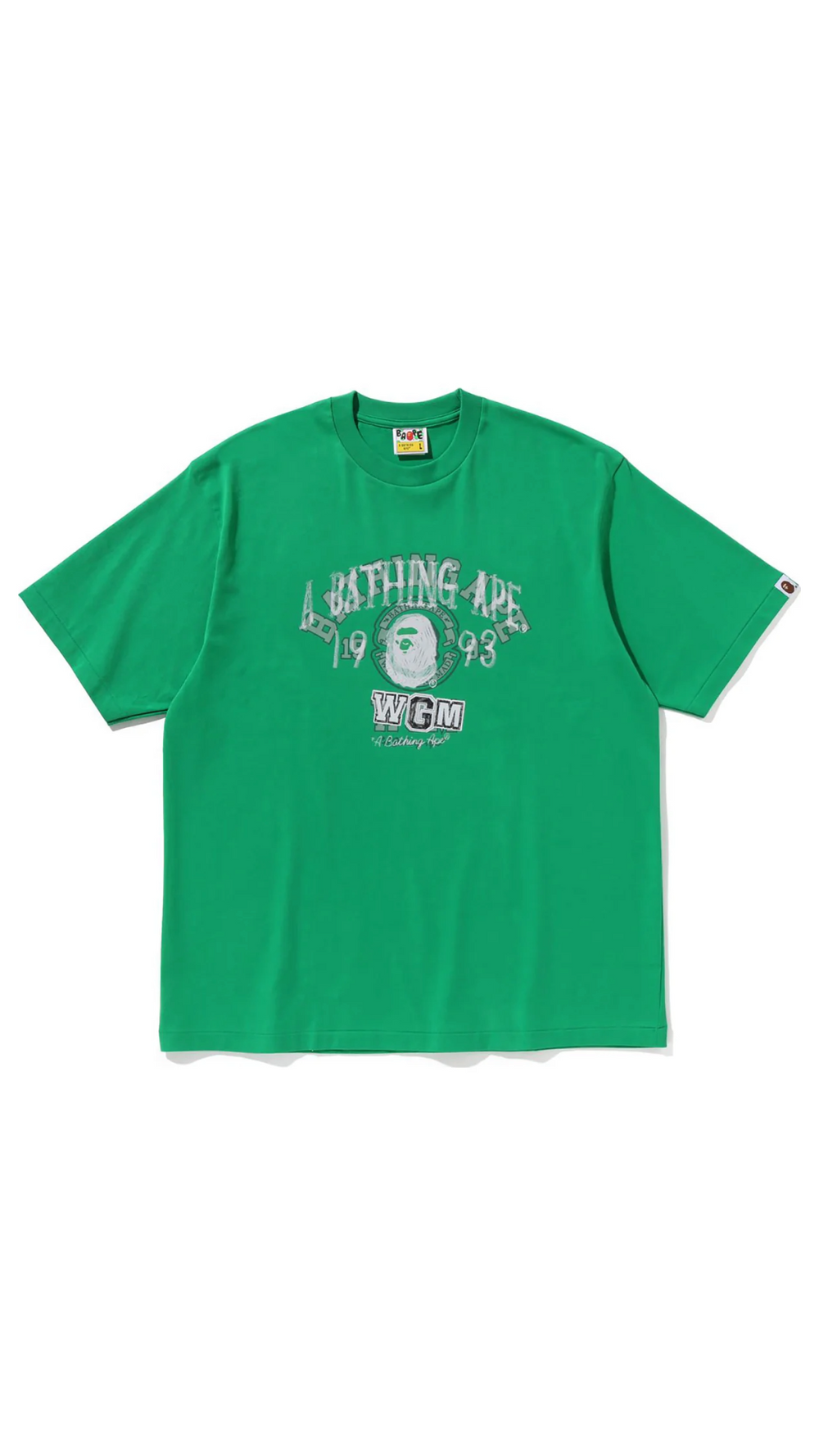 BAPE LAYERED COLLEGE TEE (GREEN)