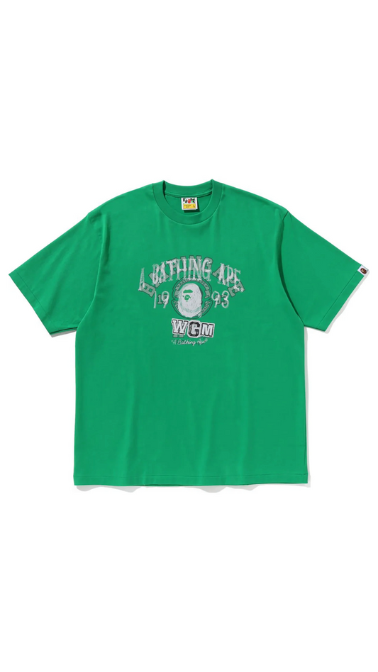 BAPE LAYERED COLLEGE TEE (GREEN)