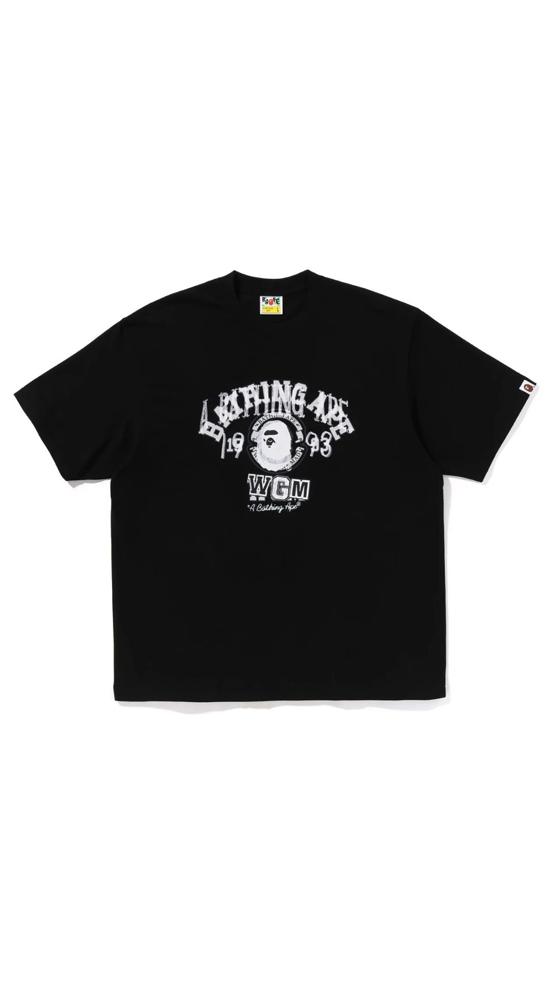 BAPE LAYERED COLLEGE TEE (BLACK)