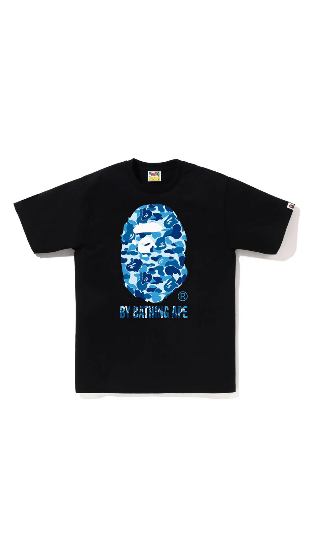 BAPE CAMO BY BATHING TEE (BLK/BLU)