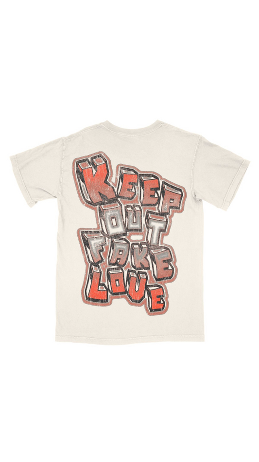 KOFL SHOUT TEE (OFFWHT/RED)