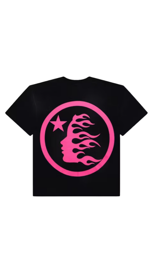 HELLSTAR CLASSIC TEE BLACK/PINK (REGULAR PRINT)