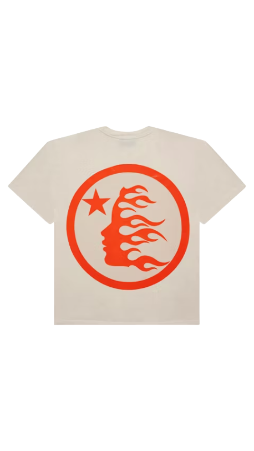 HELLSTAR CLASSIC TEE WHITE/ORANGE (REGULAR PRINT)