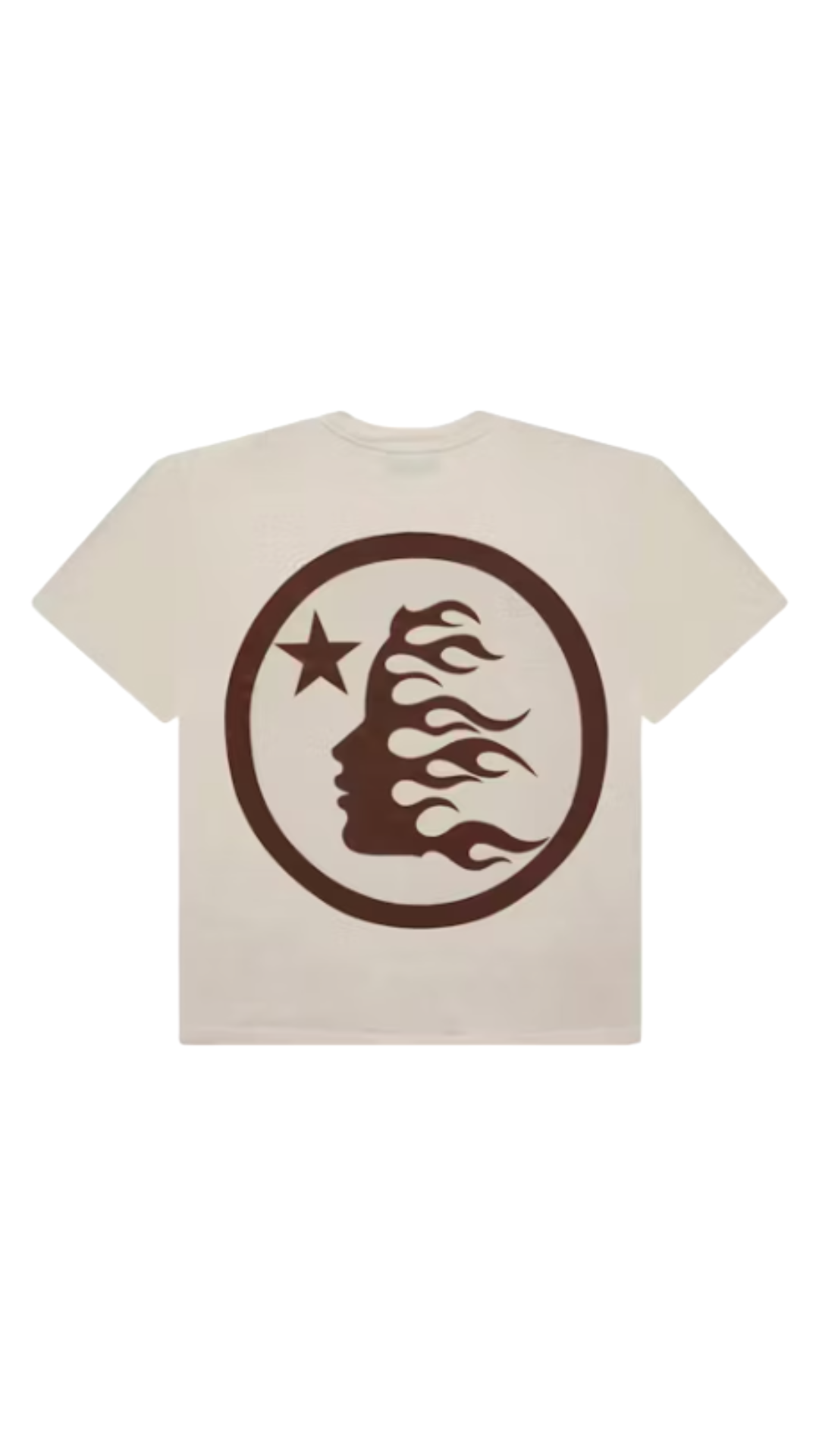 HELLSTAR CLASSIC TEE WHITE/BROWN (REGULAR PRINT)