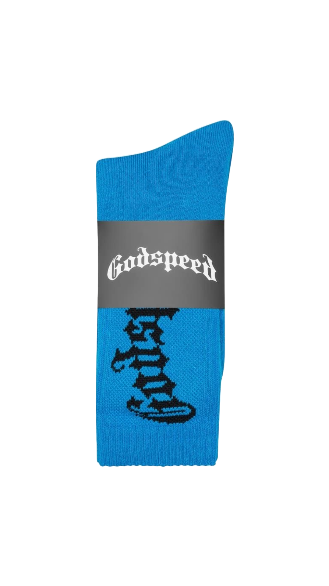 GODSPEED "OG" LOGO SOCK (NEON BLUE)