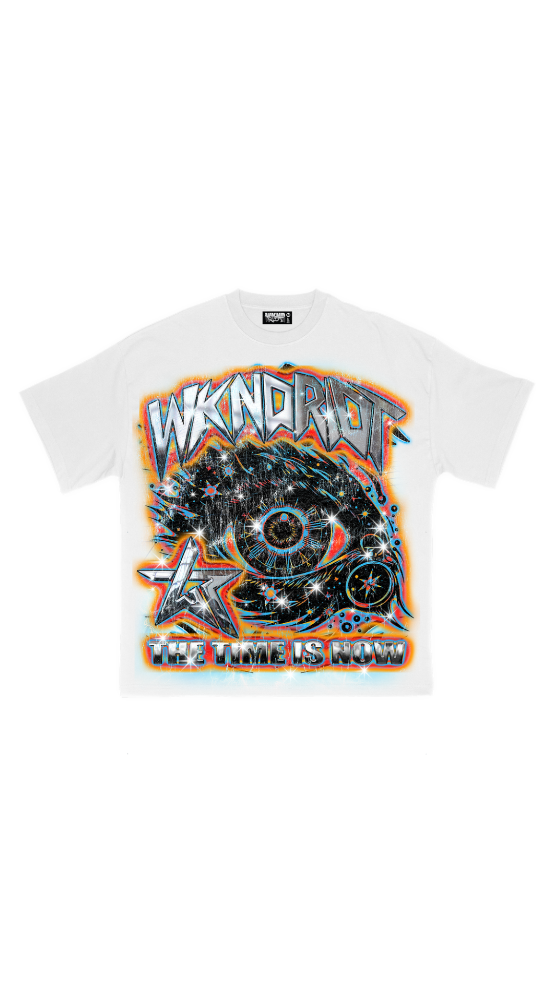 WKND RIOT "TIME IS NOW" TEE WHITE