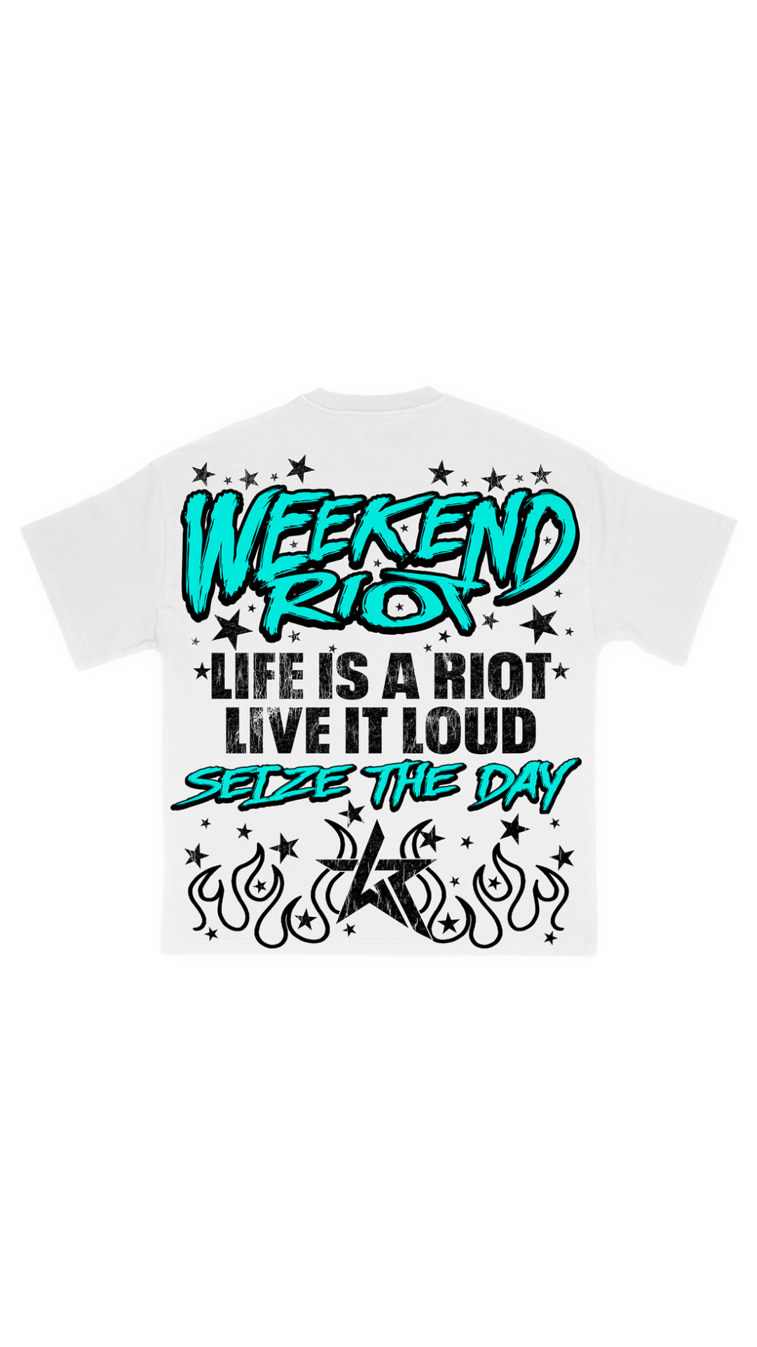 WKND RIOT "SEIZE THE DAY" TEE WHITE