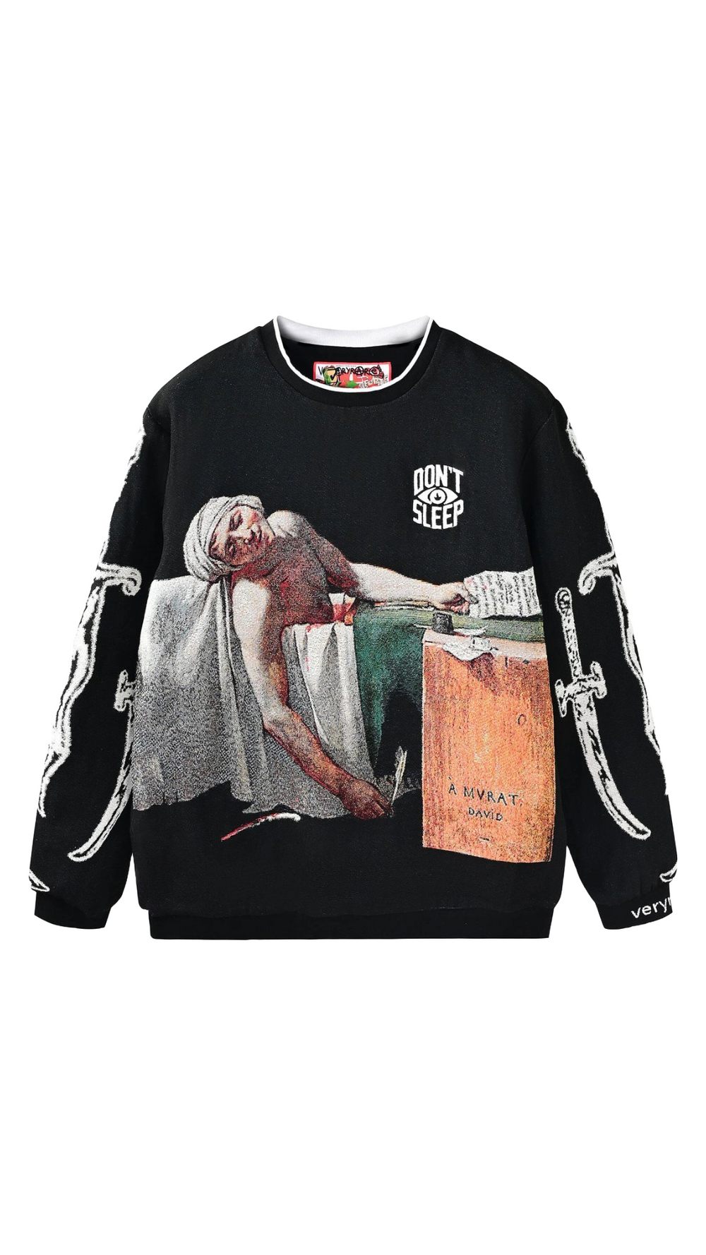 VERYRARE "DEATH OF MARAT" CREWNECK