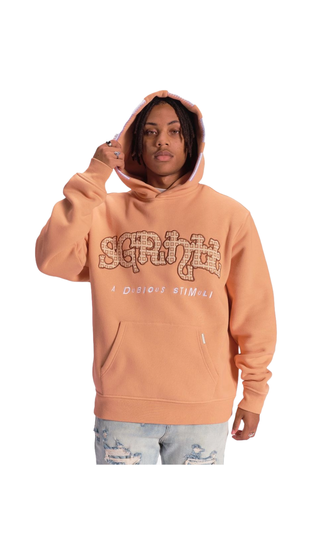 SH “DUBIOUS” HOODIE (APRICOT)