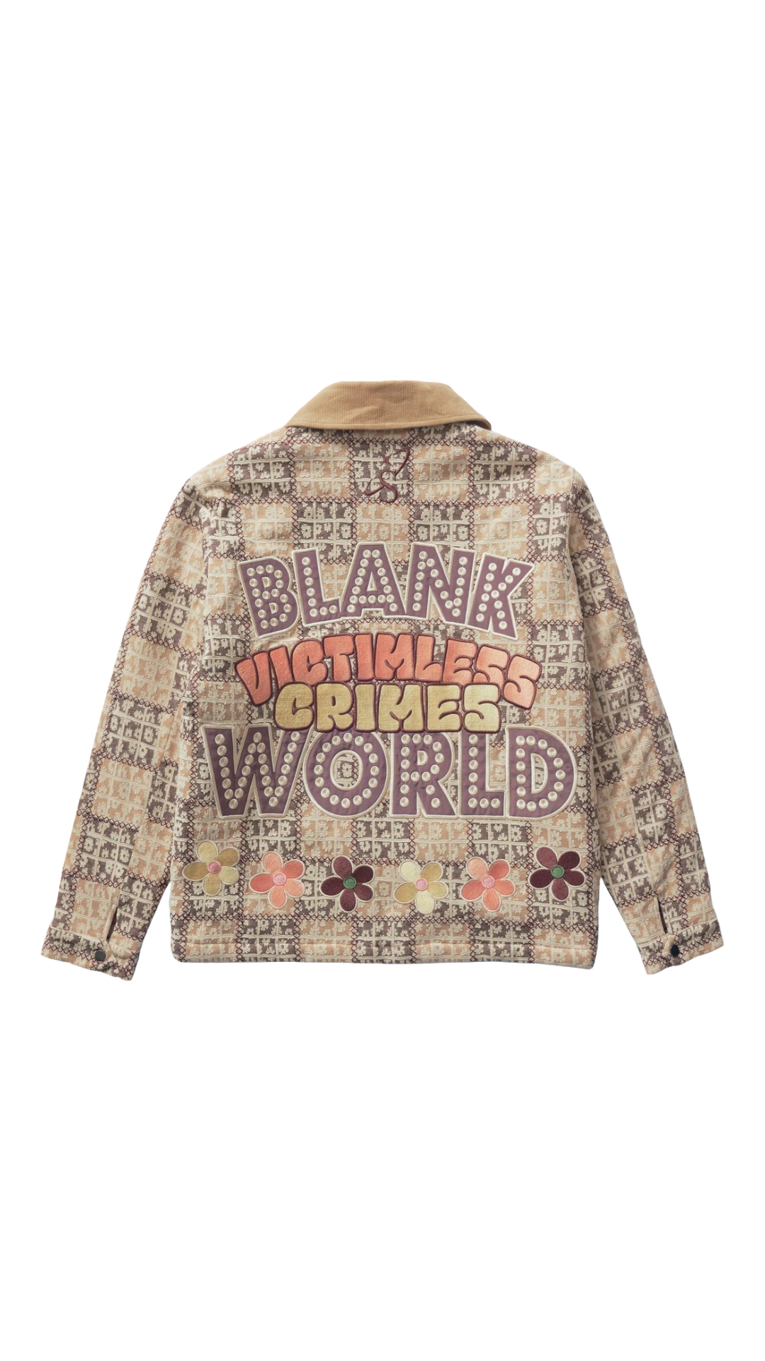 SH "BLOCKA" PATCHWORK JACKET (BROWN)