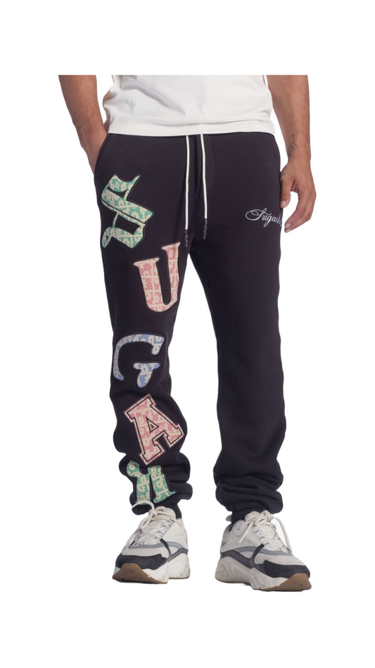 SH “CEREAL” SWEATPANTS (BLACK)