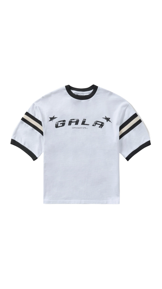 GALA SUPERSTAR JERSEY TEE (WHITE)