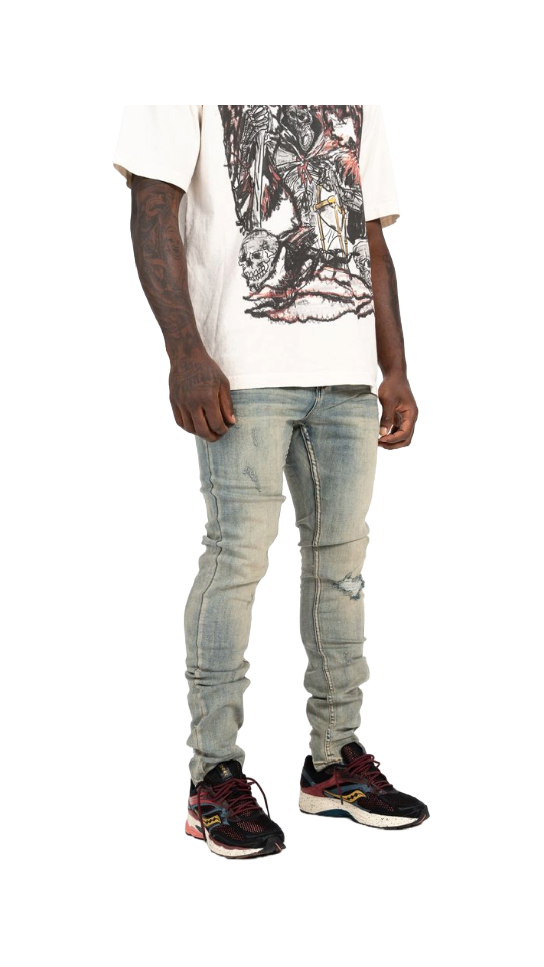 RELAPSE "SAVAGE BLUE" JEANS