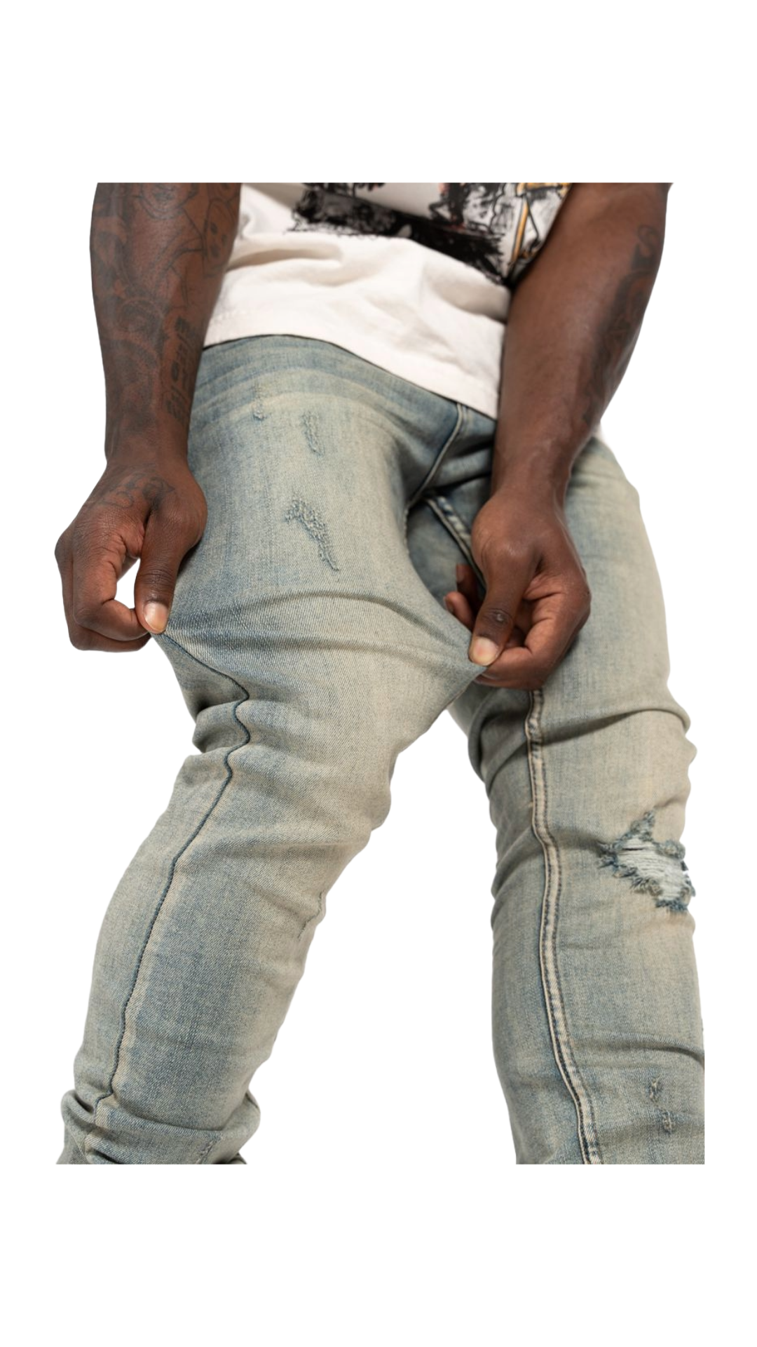 RELAPSE "SAVAGE BLUE" JEANS