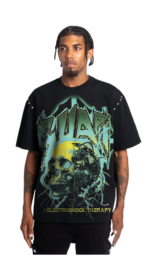 OBSIDIAN BLACK ELECTROSHOCK THERAPY TEE