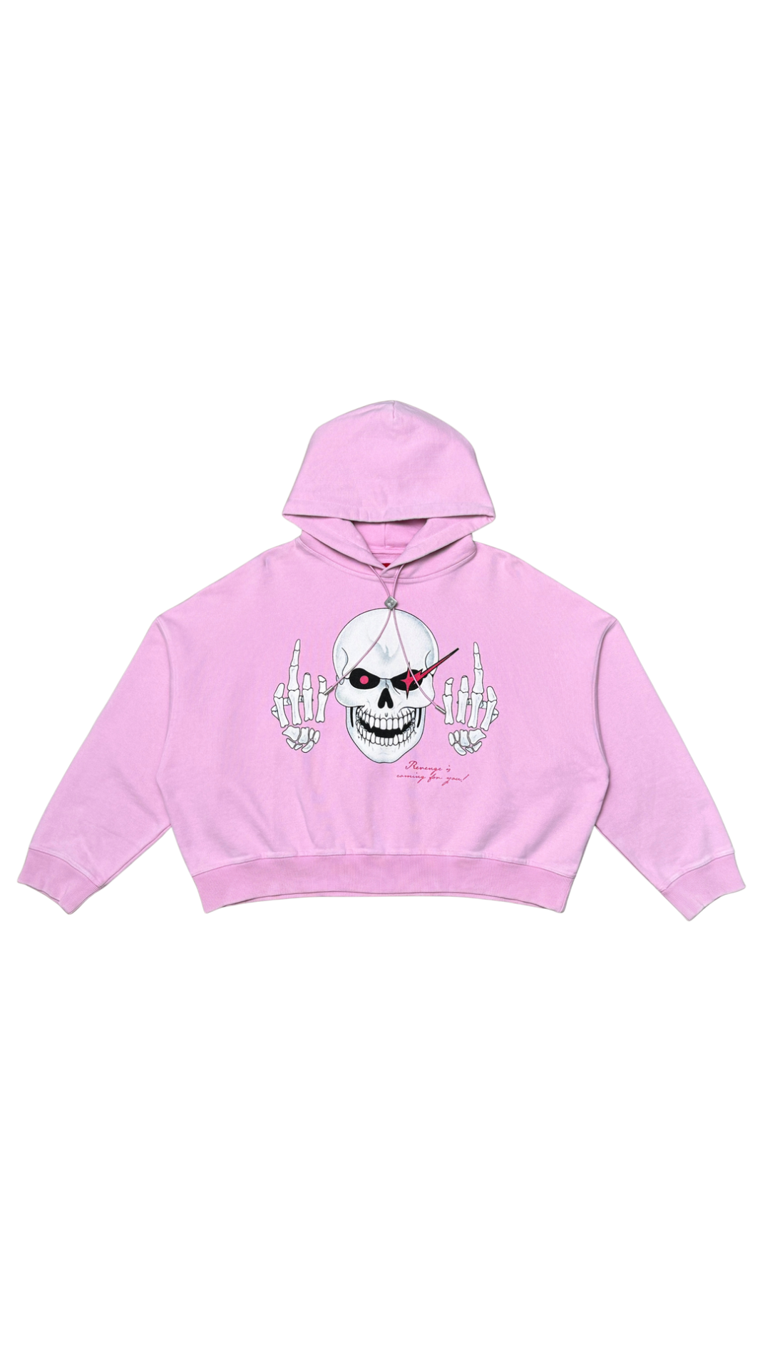 WB 3:33 CROP HOODIE (PINK)