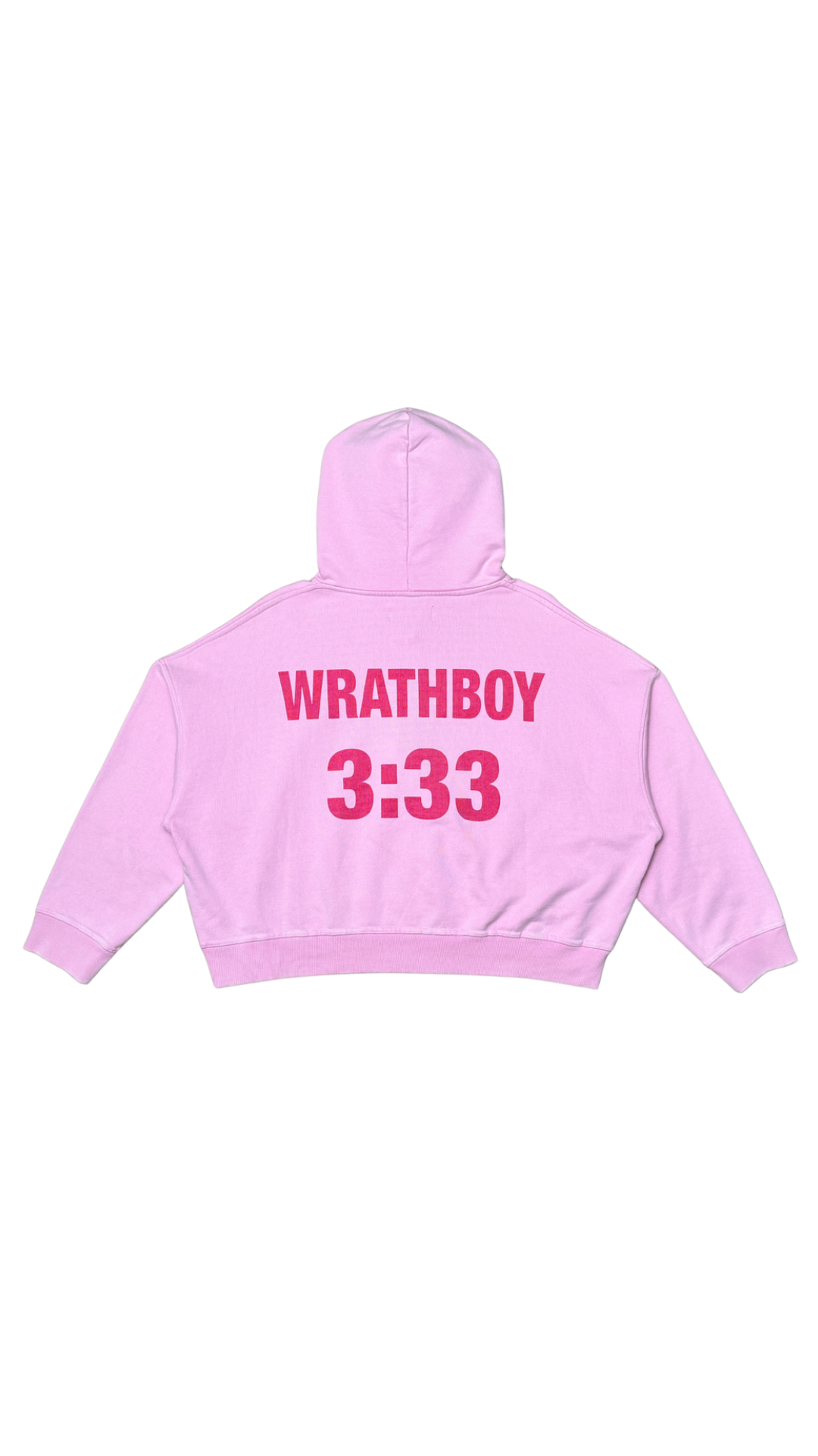 WB 3:33 CROP HOODIE (PINK)