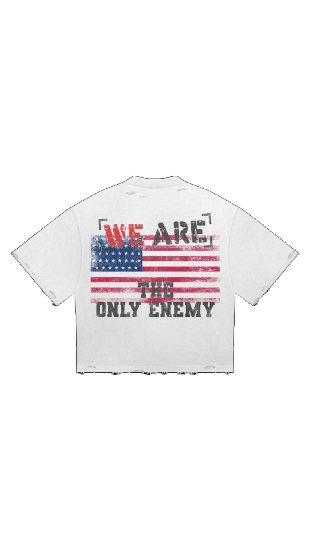 "WAR HAS ENDED" CROP TEE