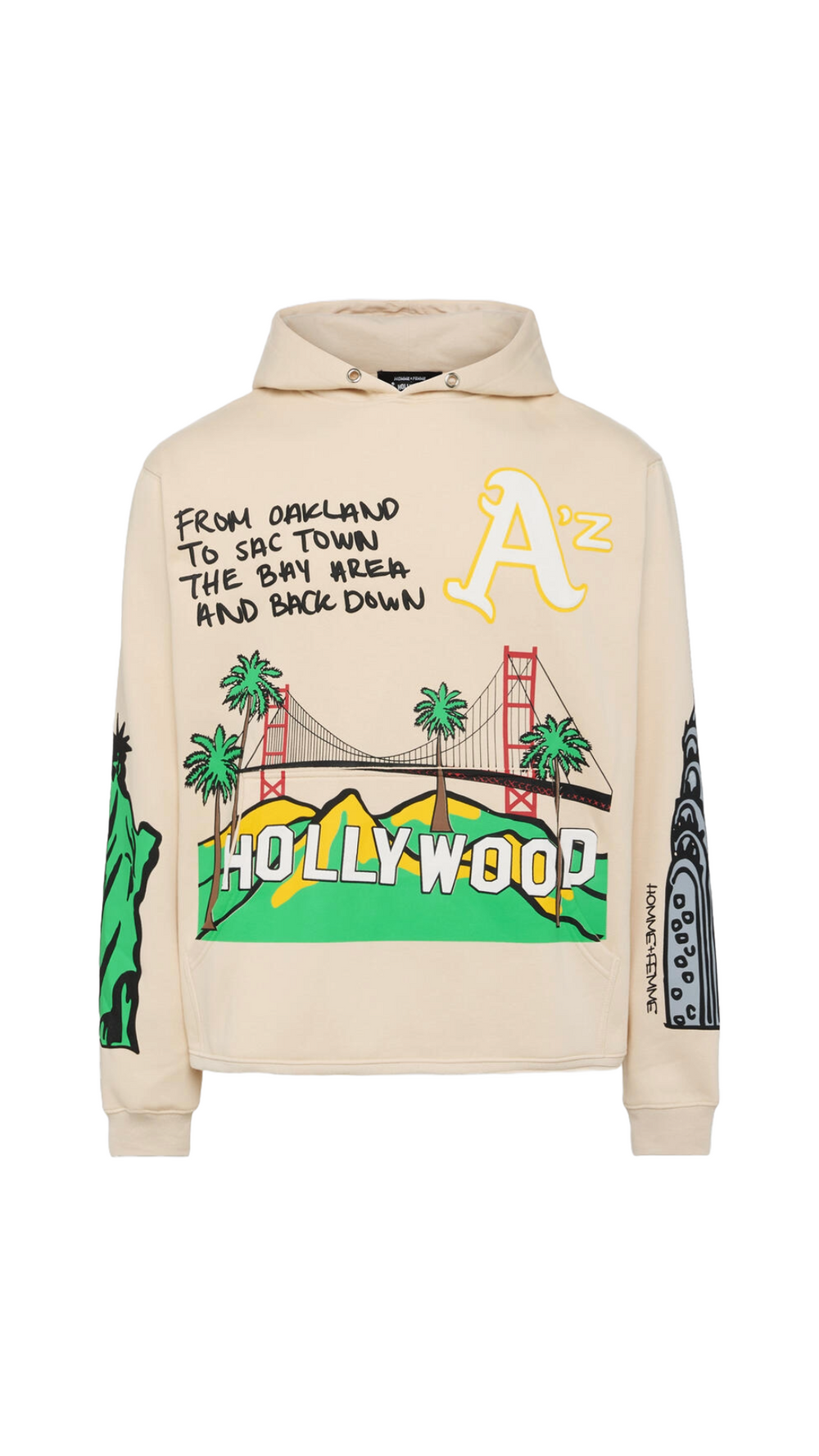 Cali To NYC Hoodie (Cream)