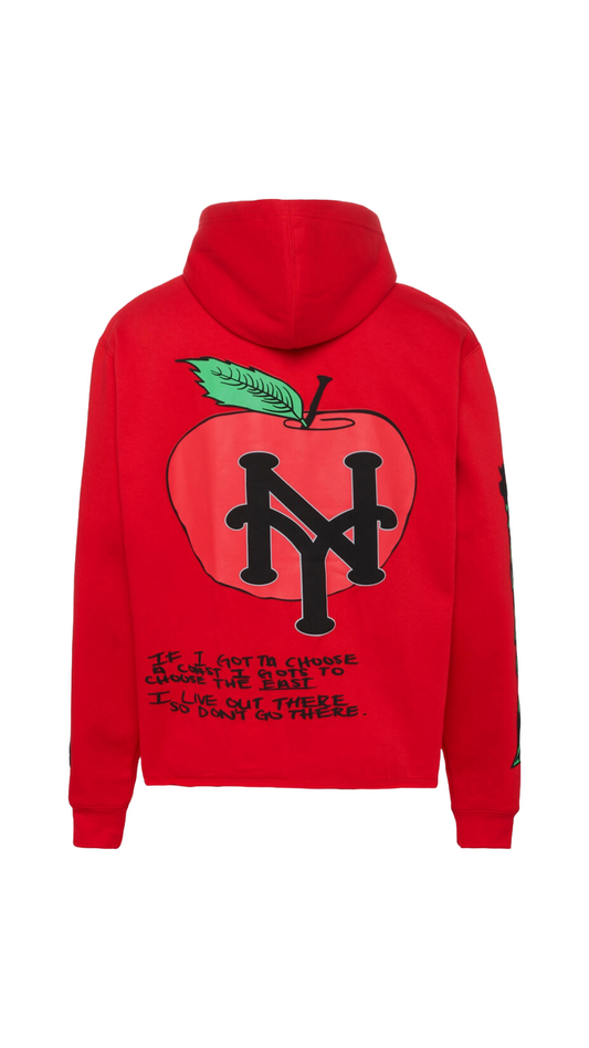 Cali To NYC Hoodie (Red)