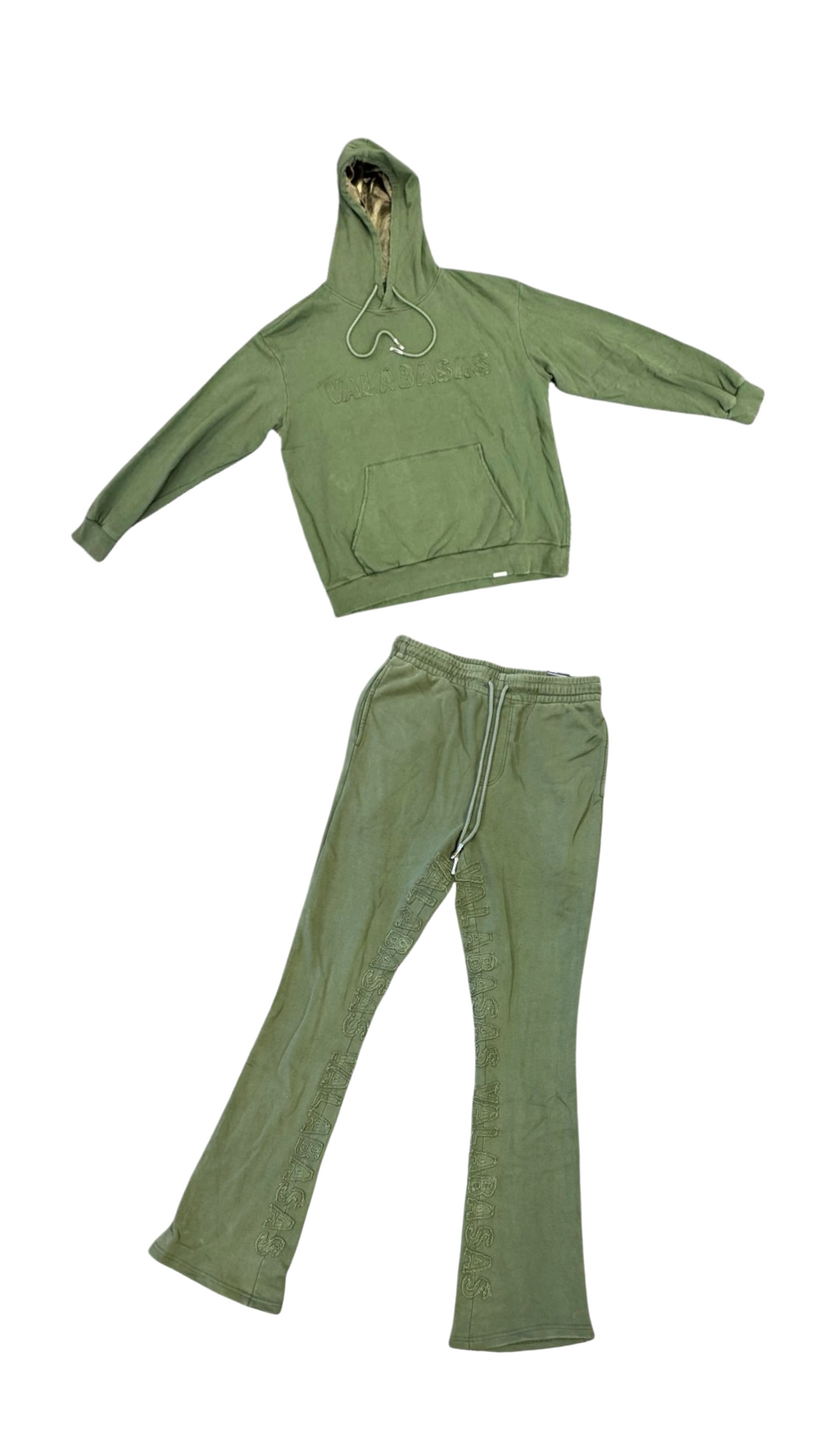 VALABASAS "VALA-FOCUS" GREEN FLEECE SET