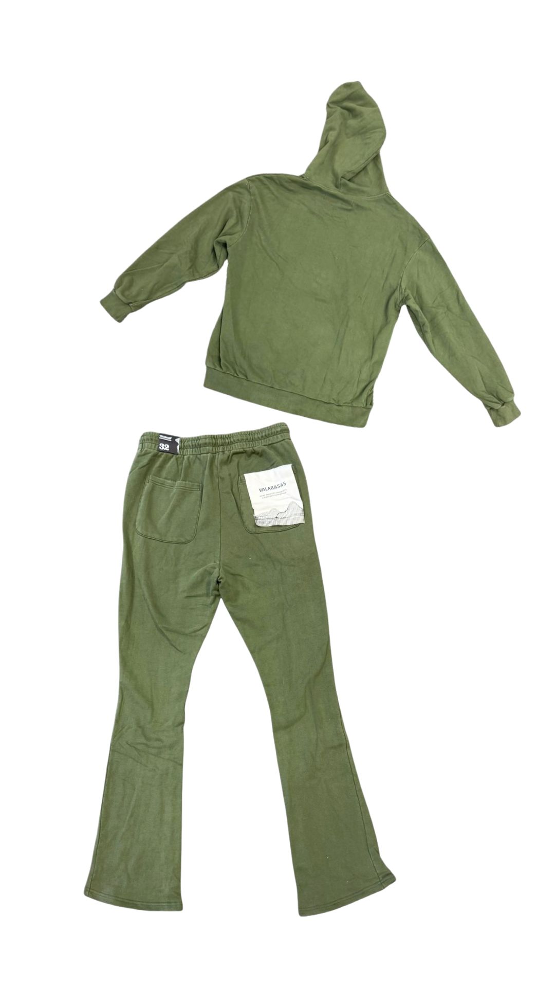 VALABASAS "VALA-FOCUS" GREEN FLEECE SET