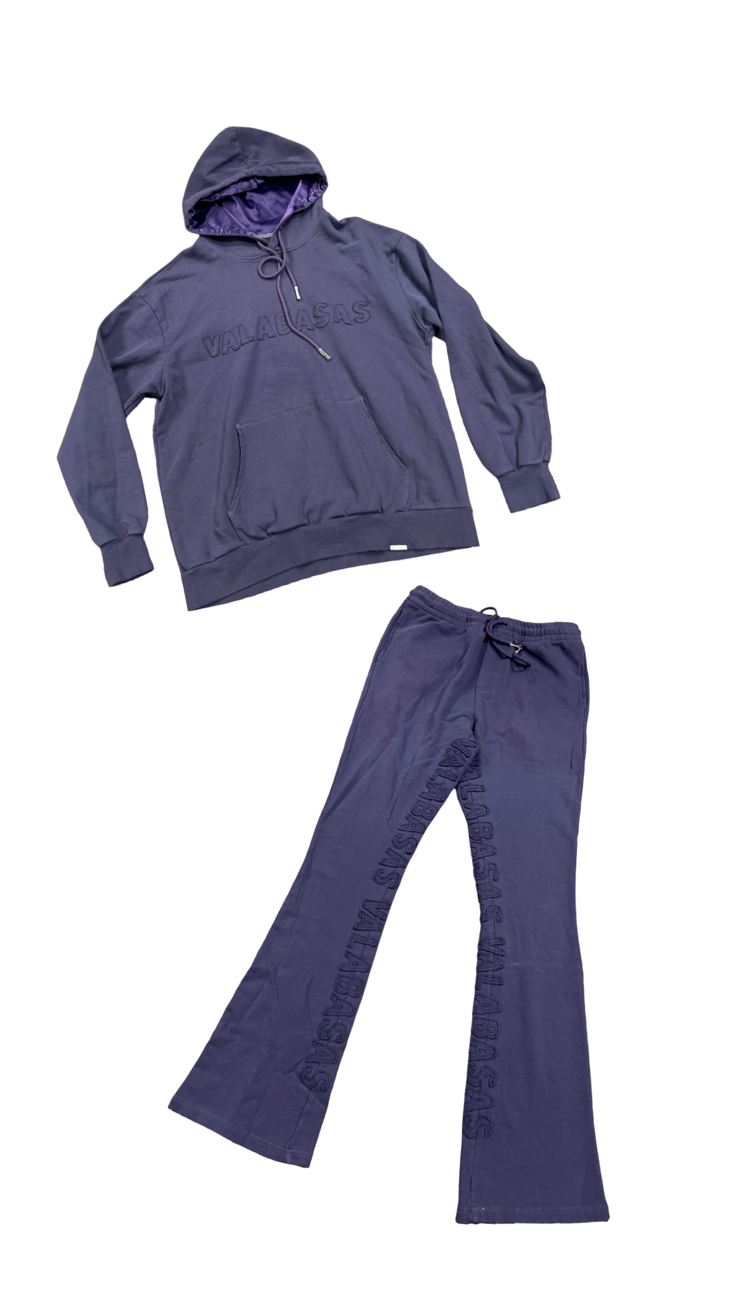 VALABASAS "VALA-FOCUS" PURPLE FLEECE SET