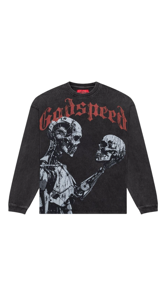 GODSPEED "MANKIND VS. AI" L/S SHIRT