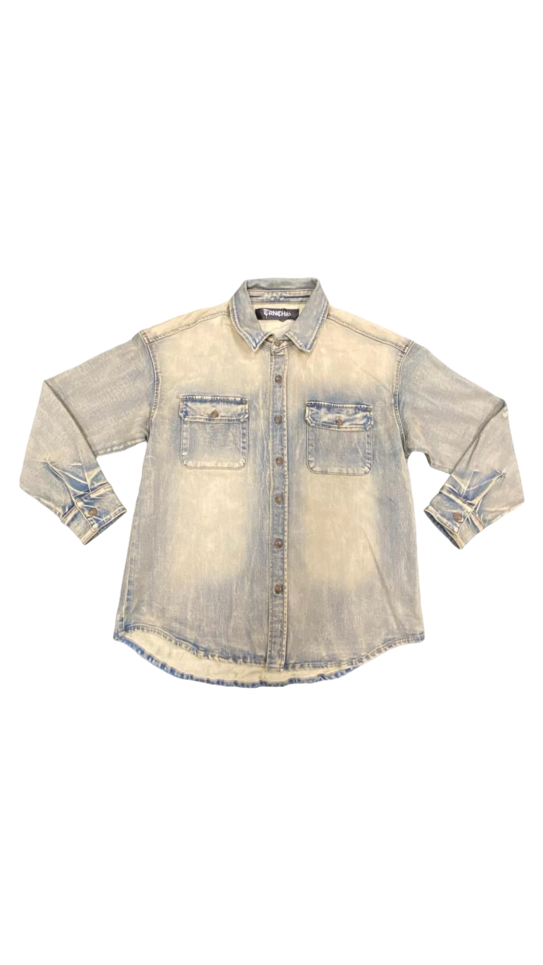 TRNCHS "ABU FARAH" VINTAGE WASH DENIM JACKET