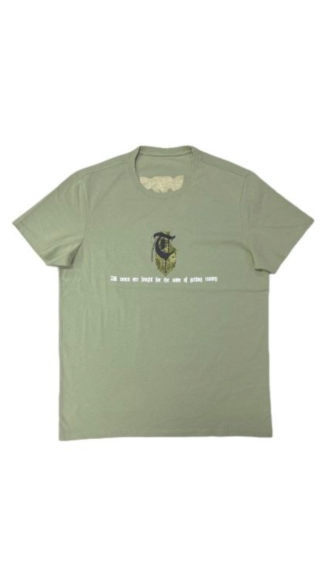 TRNCHS "WAR MONEY" VINTAGE GREEN TEE