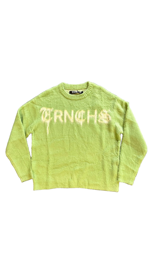 TRNCHS "MOHAIR BLEND" LOGO SWEATER