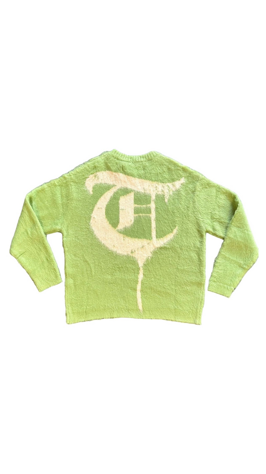 TRNCHS "MOHAIR BLEND" LOGO SWEATER