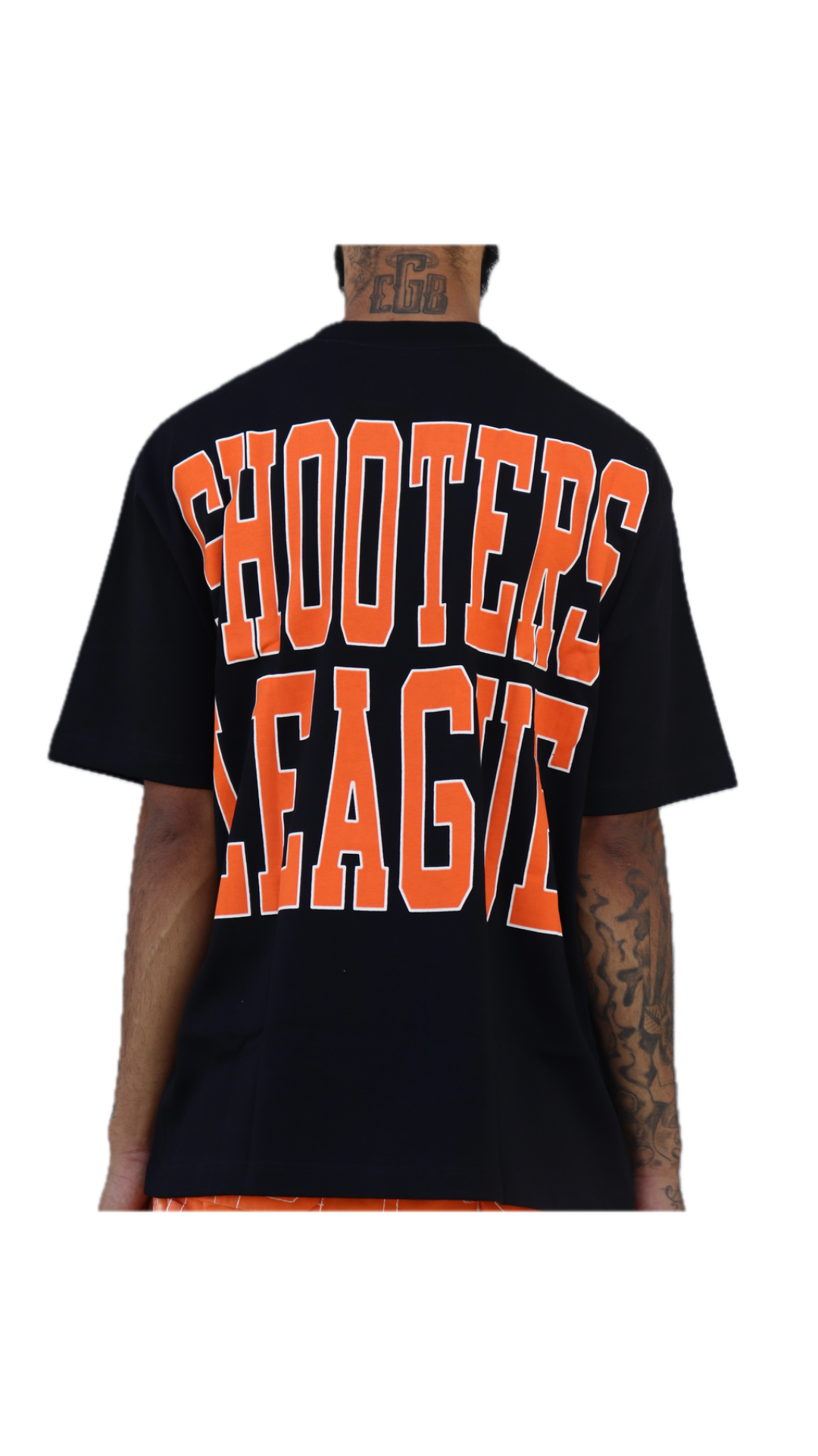 LS "SHOOTERS" TEE (BLK/ORG)