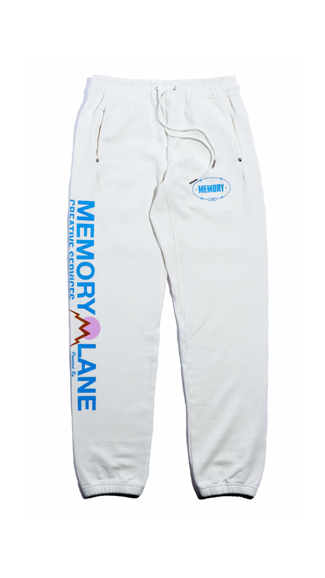 ML CREATIVE SERVICES SWEATPANTS (OFF WHITE)