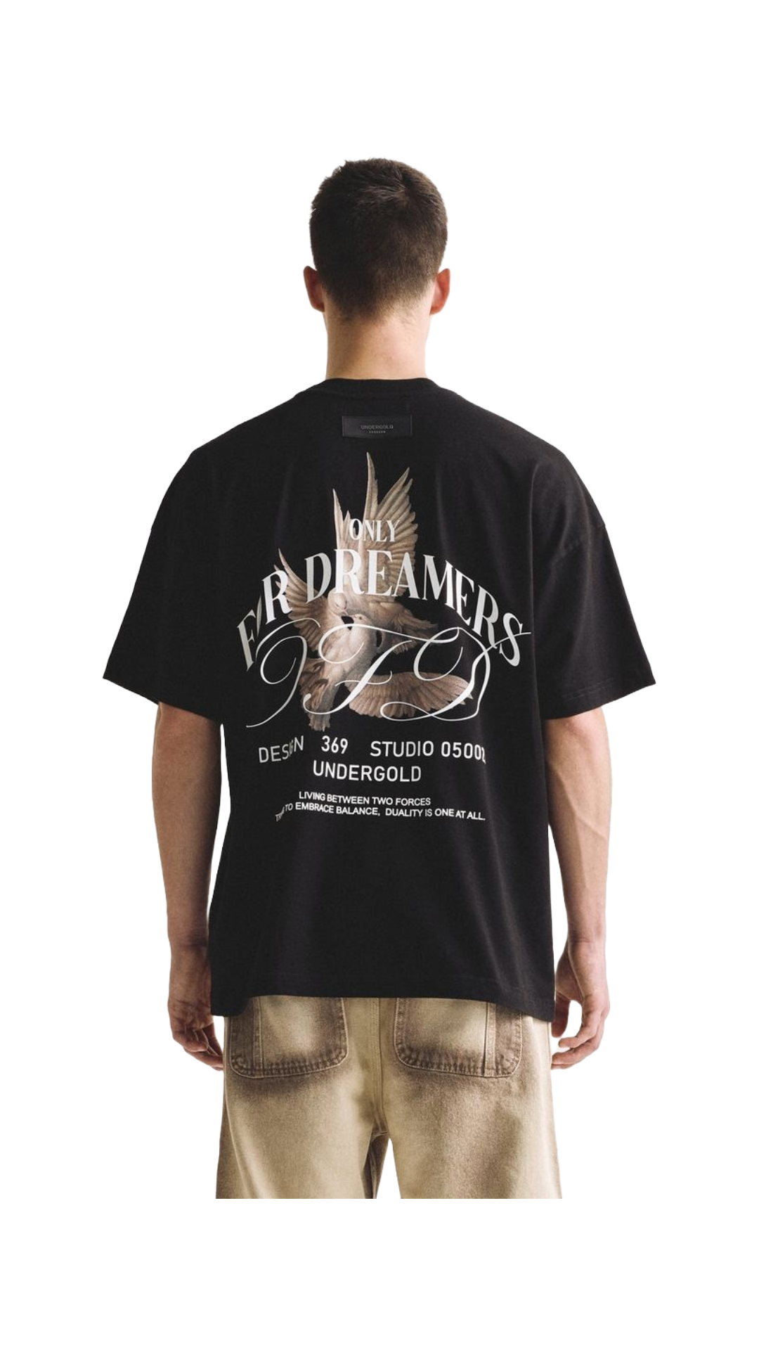 UNDERGOLD SANCTUS PIGEONS TEE (BLACK)