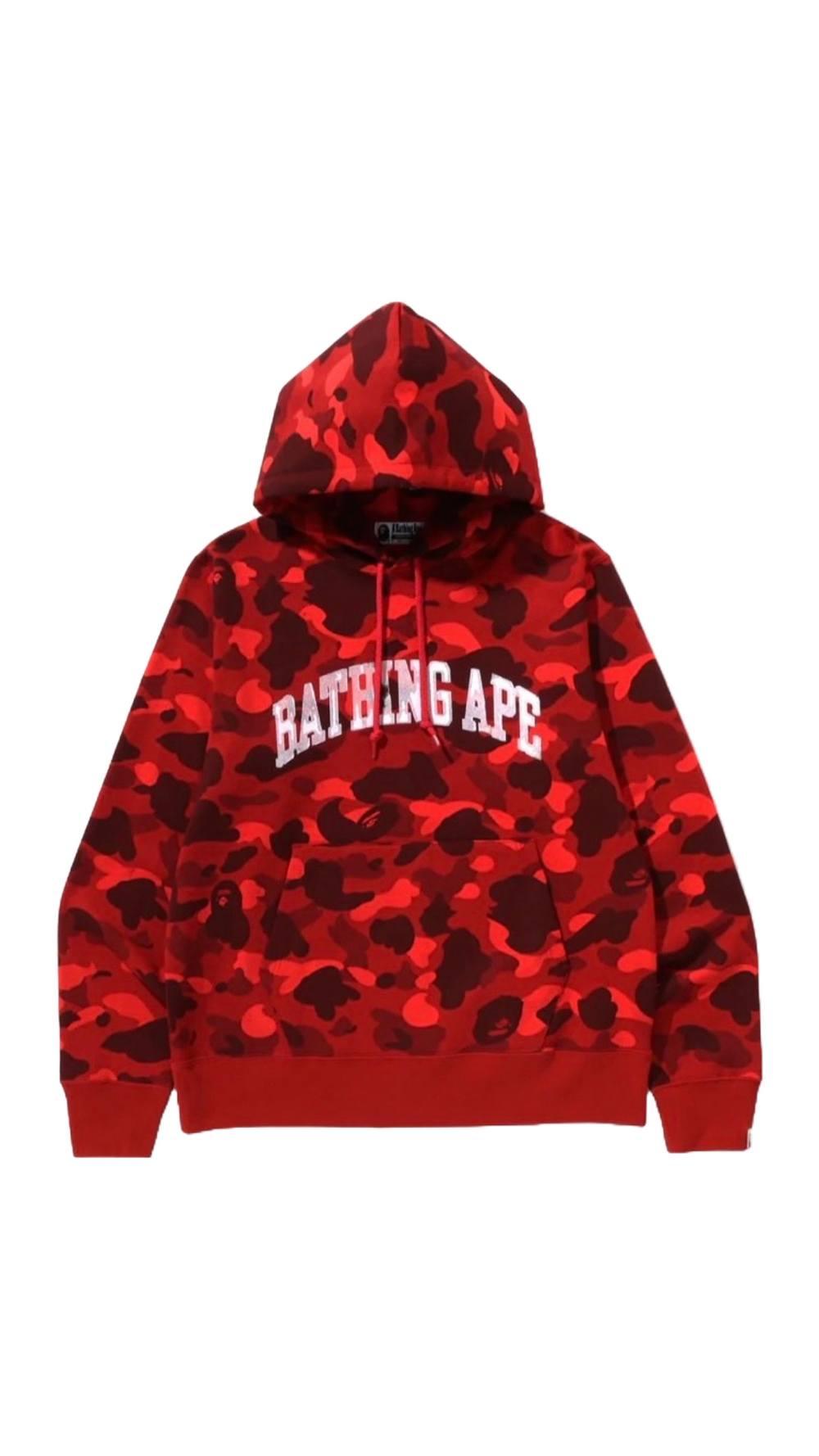 BAPE RED CAMO PULLOVER HOODIE