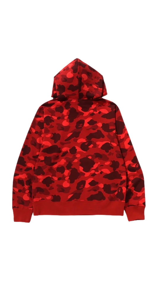 BAPE RED CAMO PULLOVER HOODIE