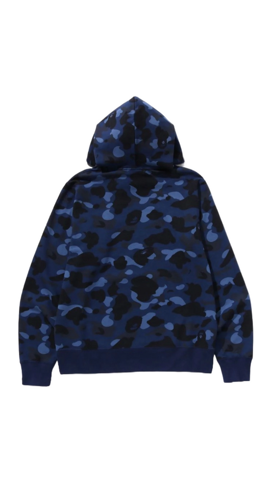 BAPE NAVY CAMO PULLOVER HOODIE